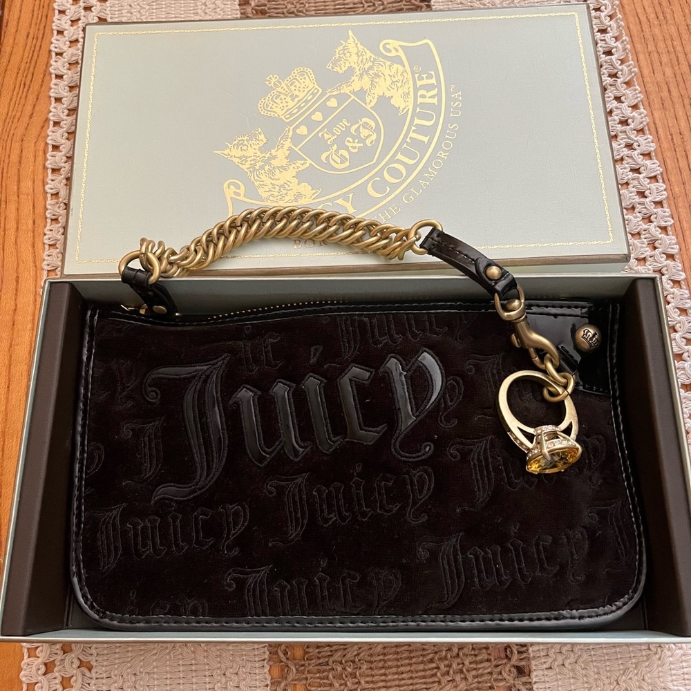 Juicy couture velour - in box -wallet